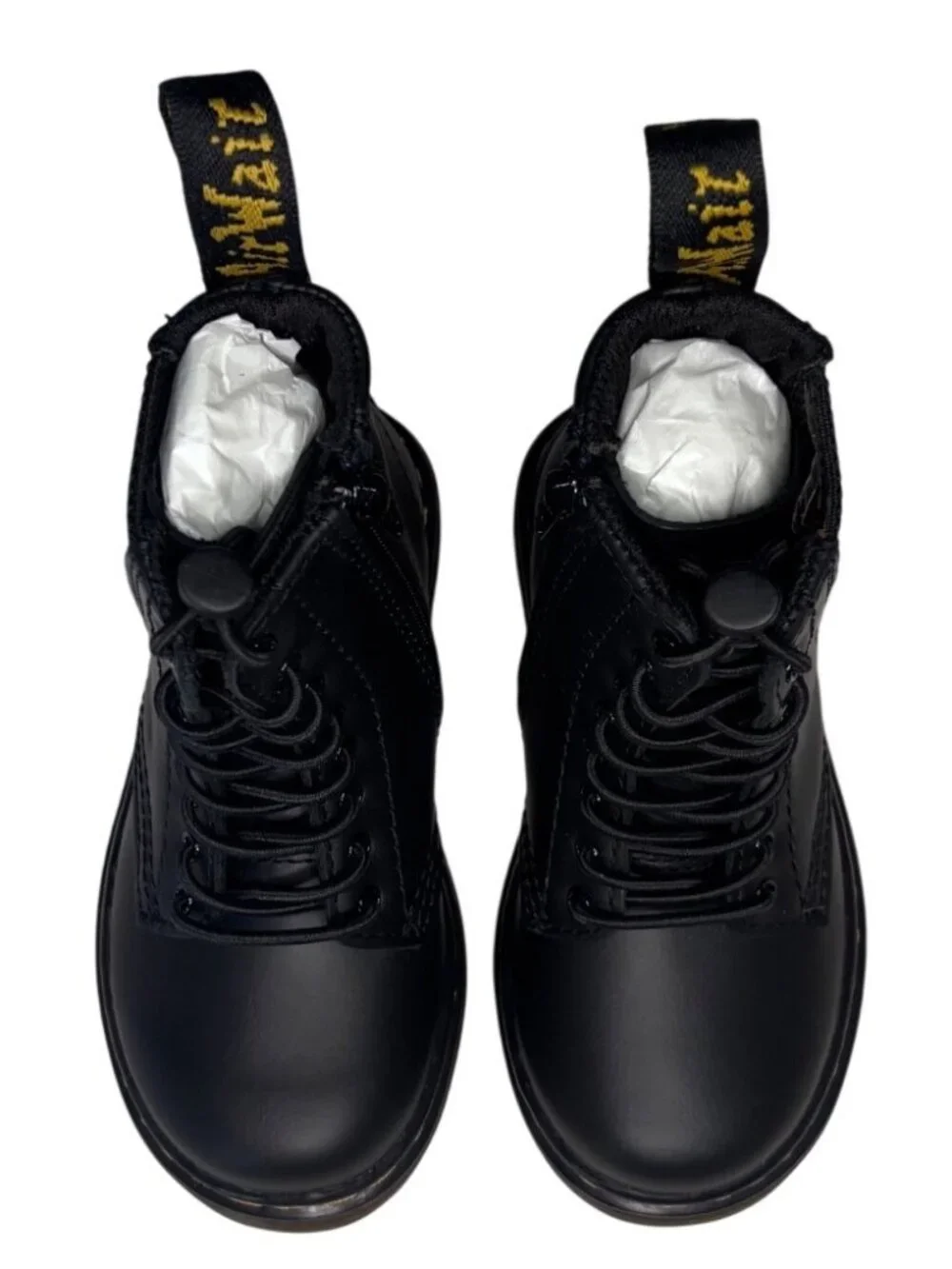 Dr.Martens Toddler 1460 Harper Leather Boots in Black – Size 7 New With Tags